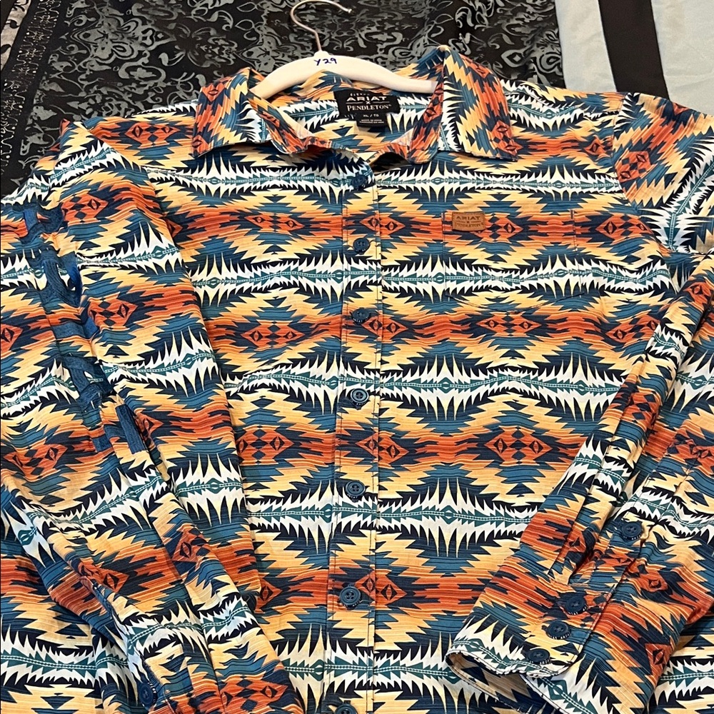 Pendleton Multicolor Button Down Shirt - image 10